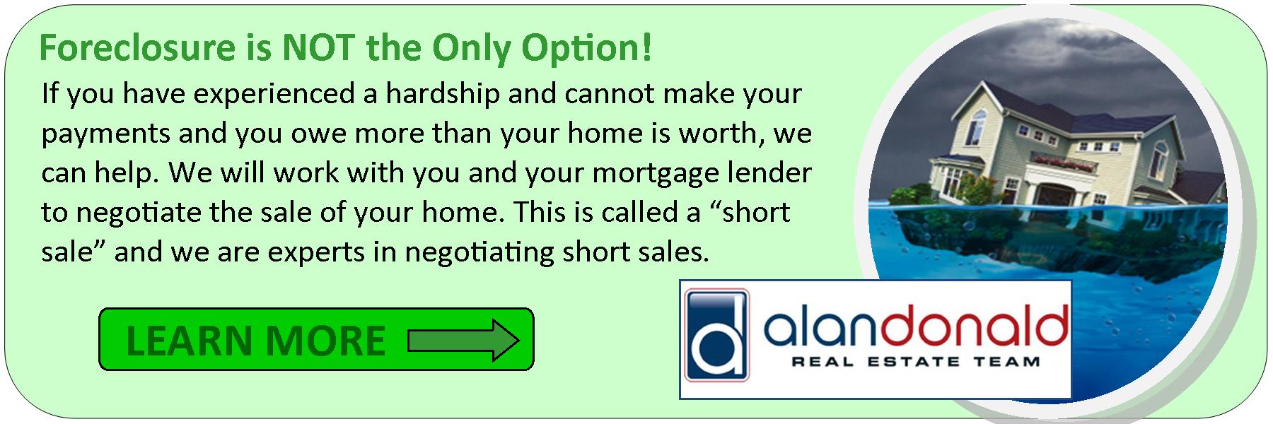 Foreclosure is not an option