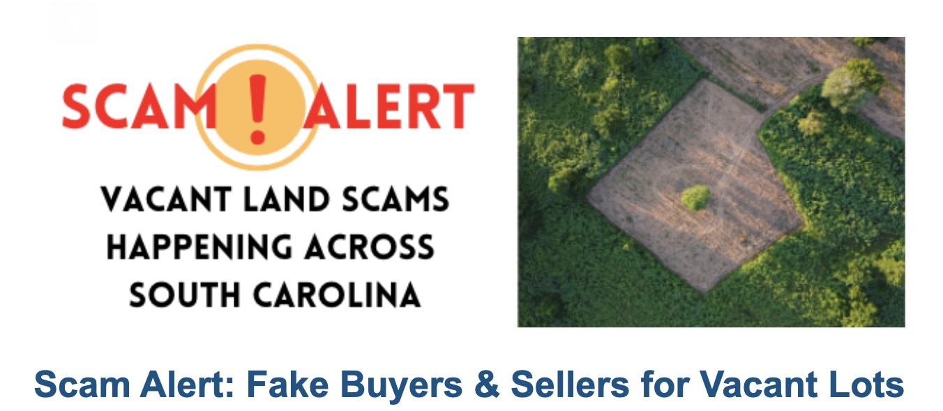 Scam Alert Vacant Lots